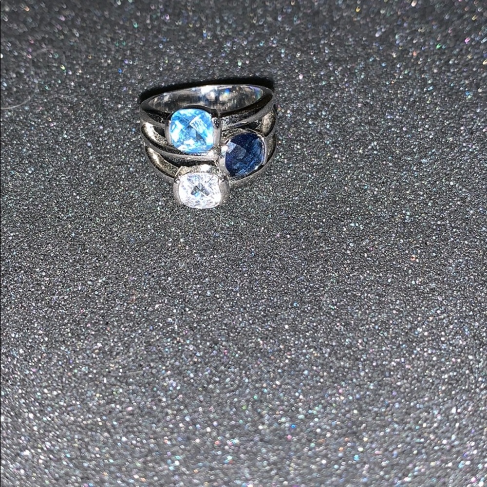 Blue stoned Lia Sophia Ring